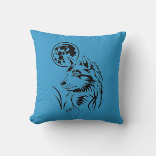 Coussin Loups rêveurs