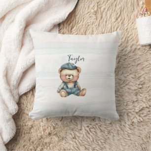 Coussin L'ours personnalisé de charme