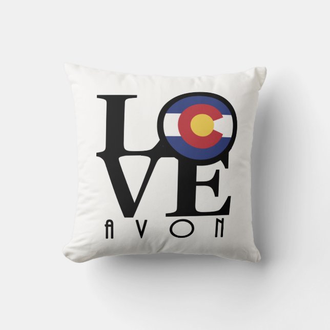 Coussin LOVE Avon CO (Recto)