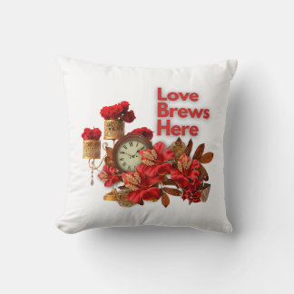 Coussin Love Brews ici