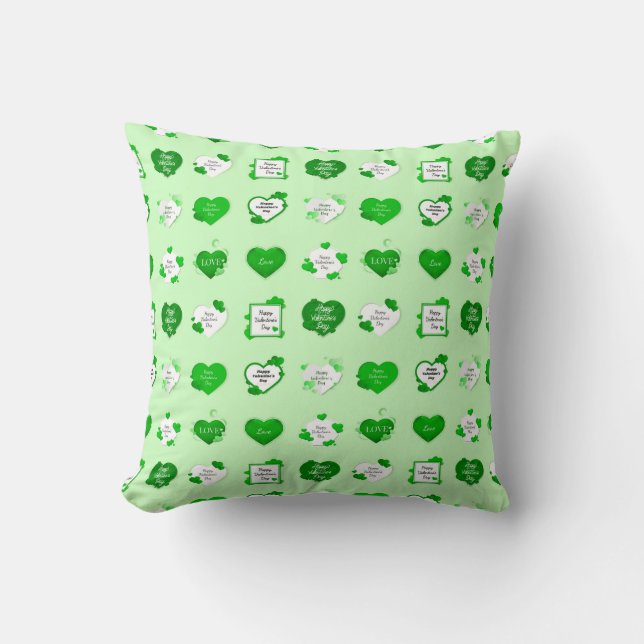 Coussin Love Elegant Moderne Populaire Meilleur Coeur (Recto)
