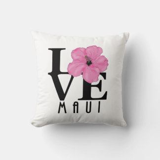 Coussin LOVE Maui rose