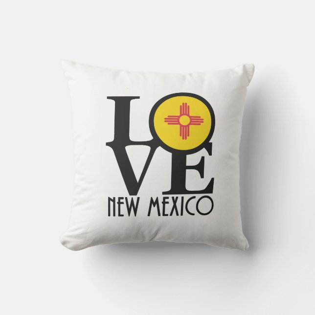 Coussin LOVE Nouveau Mexique Céramique (Recto)