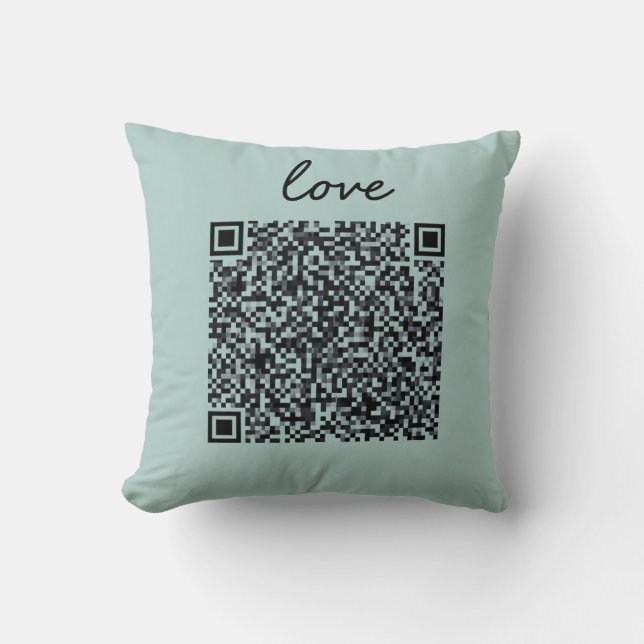 Coussin Love QR Code (Recto)