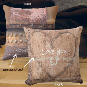 Coussin Love You personnalisable