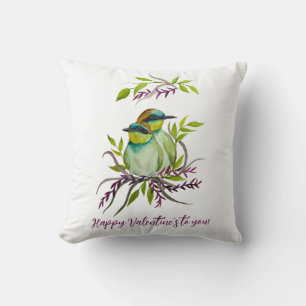 Coussin Lovebirds pour la Saint-Valentin