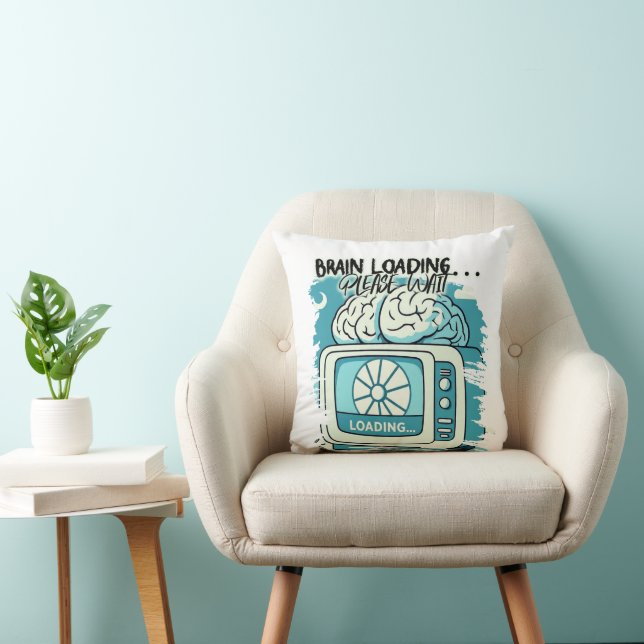 Coussin lovely brainloading design (Chaise)