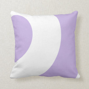 Coussin Lovely Lavender et White