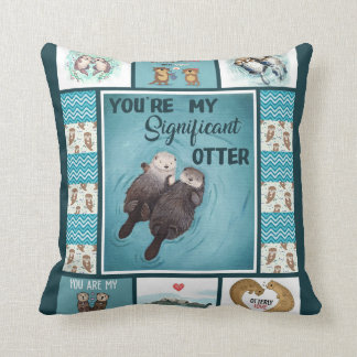 Coussin Lover| Otterly In Love With You