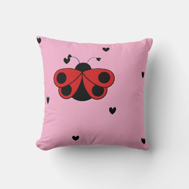 Coussin lovlee bug two-tone (Recto)