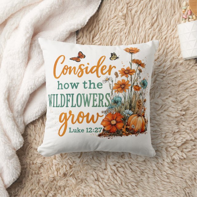 Coussin Luc 12:27 (Couverture)