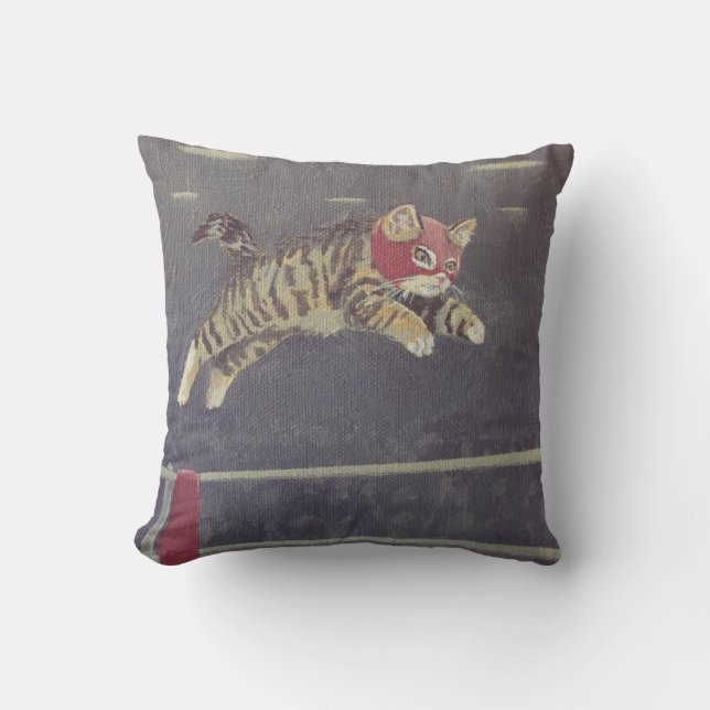 Coussin Luchador Kitty (Recto)