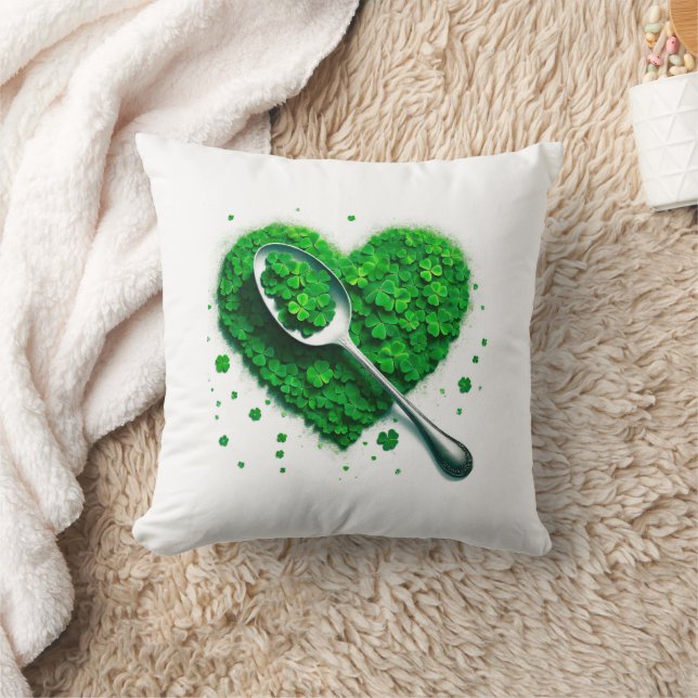 Coussin Lucky Clover 🍀 un symbole intemporel de la bonne  (Couverture)
