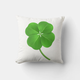 Coussin Lucky trèfle à quatre feuilles