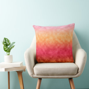 Coussin Lueur persistante du rose doré