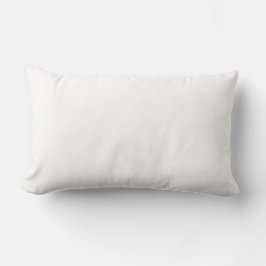 Coussin Lumbar blanc 13 pouces x 21 pouces