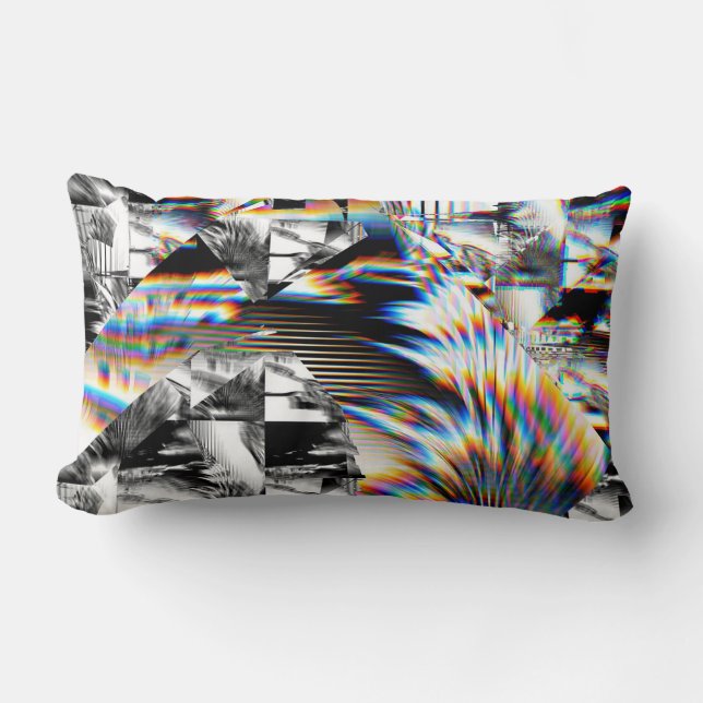 Coussin Lumbar d'attaque en arc-en-ciel (Recto)