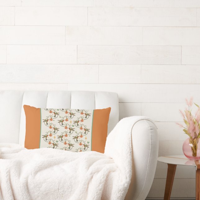 Coussin Lumbar des colibris vintages (Canapé)