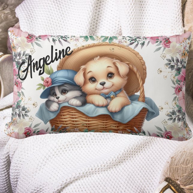 Coussin Lumbar personnalisé Snuggle Pals (Créateur téléchargé)
