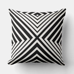 Coussin Lumière blanche et noire et Motif d'ombre - Oreill