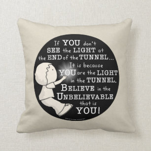 Coussin Lumière dans le tunnel