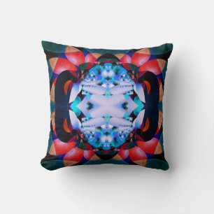 Coussin Lumière Psychédélique Fleur Intérieure
