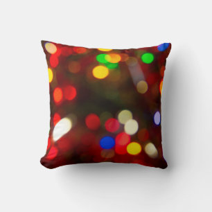 Coussin Lumières bokeh abstrait arrière - plan défocabulai