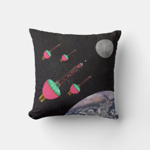 Coussin Lumières bulles dans l'espace