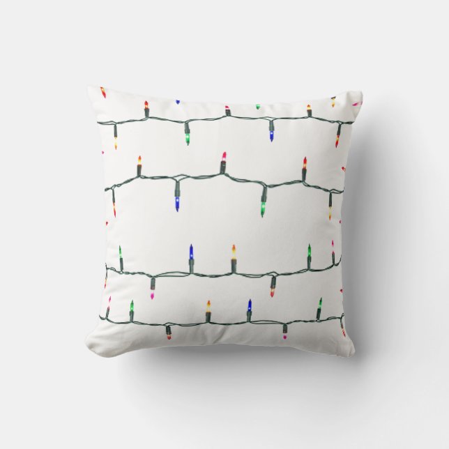 Coussin Lumières de Noël (Recto)