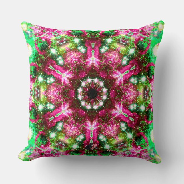 Coussin Lumineuse Stellar Kaleid (Recto)