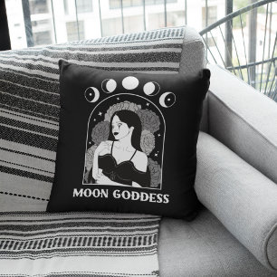 Coussin Lune déesse Céleste Wiccan