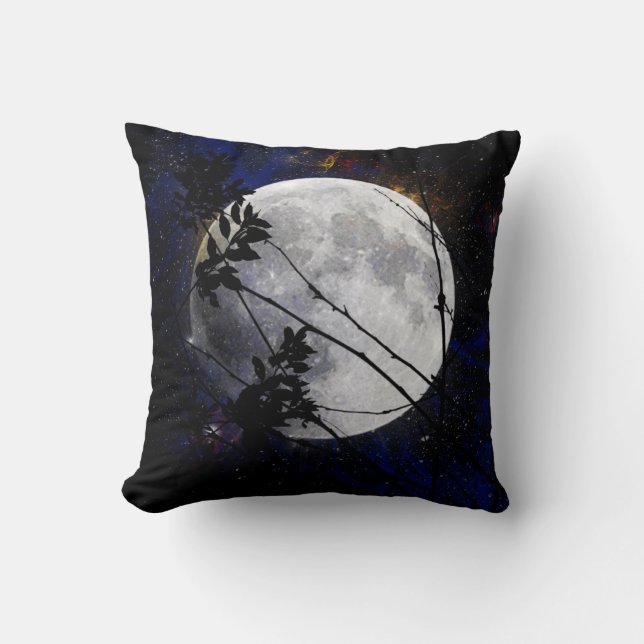 Coussin Lune et étoiles (Recto)