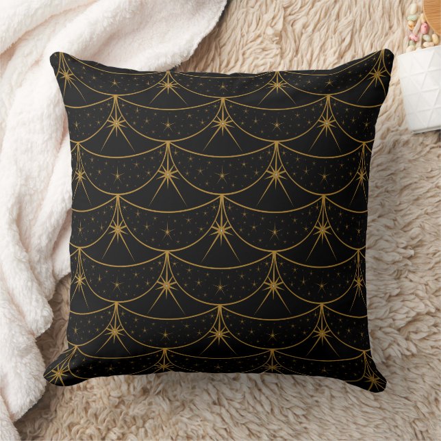 Coussin Lunes et étoiles Jeter l'oreiller (Couverture)
