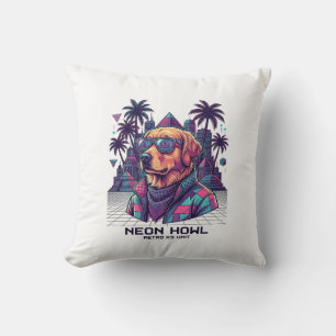 Coussin Lunettes de soleil pour chien rétro Neon Howl K9 U