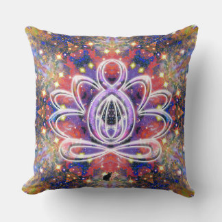 Coussin Lustré Zen Lotus