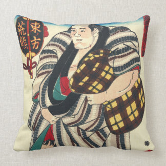 Coussin Lutteur 1847 de sumo de portrait