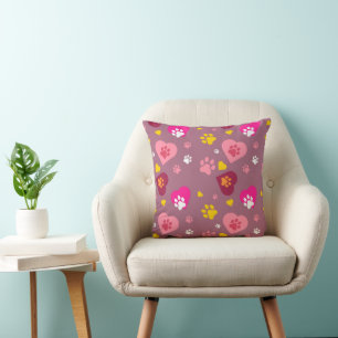 Coussin Luv Pawz 16x16