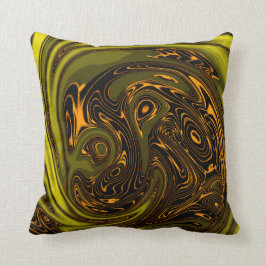 Coussin Luxe Elégant Dragon Dragon Horse Abstrait