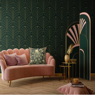 Coussin Luxueux Art Nouveau Peacock Design