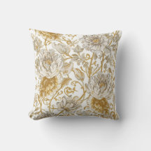 Luxury,The Beauty of Blooming Gold Flowers Patter