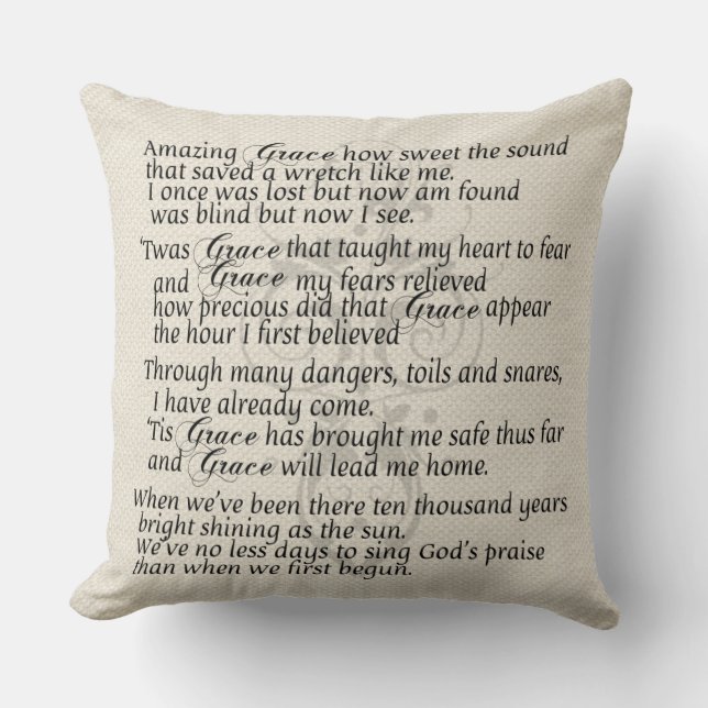 Coussin lyrique de grâce extraordinaire (Recto)