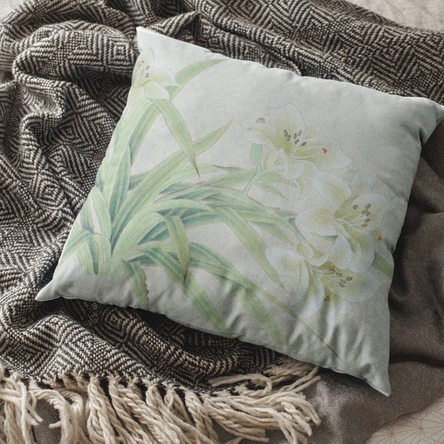 Coussin Lys blancs (Créateur téléchargé)