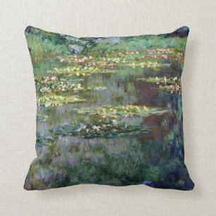 Coussin Lys d'eau Claude Monet