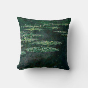 Coussin Lys d'eau (par Claude Monet)