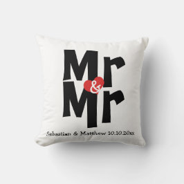Coussin M. et M. Deux chambres Mariage personnalisé