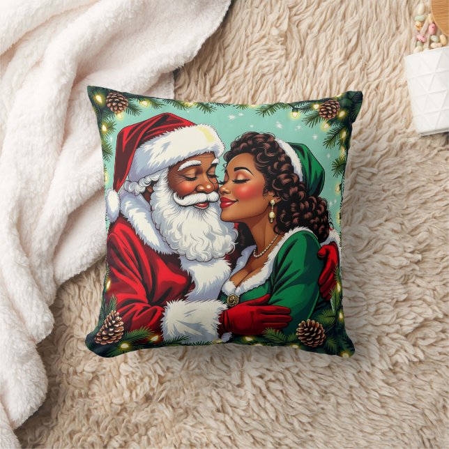 Coussin M. et Mme Claus Joyeux Noël  (Couverture)