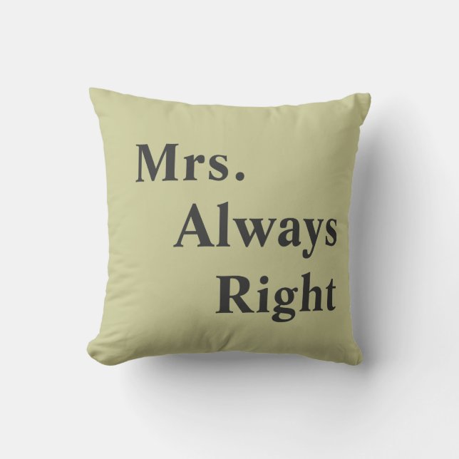 Coussin M. et Mme Wedding Couple Pillows (Recto)