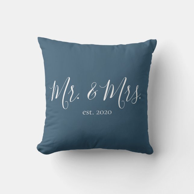 Coussin M. & Mme Throw Pillow pour l'anniversaire des jeun (Recto)