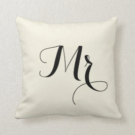 Coussin M. Striped Back Pillow - outre de blanc