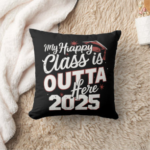Coussin Ma classe heureuse est partie d'ici 2025 Senior Gr